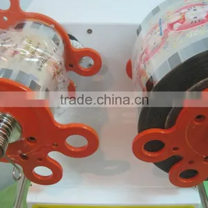 Plastic Packaging Material and Electric Driven Type Puffed Food Auto Filling And Sealing Machine, Small Cup Sealing Machine thumbnail-3