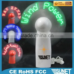 SUNJET 2016 China Wholesale Electrical Glow Led Programmable Fan thumbnail-3