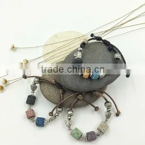 Bob Trading Custom Volcanic Lava Rock Stone Bracelet Women Gold Bracelet Bracelet for Men thumbnail-1