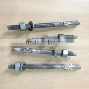 High Quality Carbon Steel Wedge Anchor Bolt Zinc Plated thumbnail-4