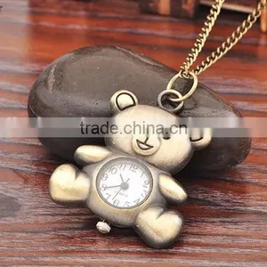 Alloy Antique Pocket Watch for Bear Style thumbnail-3