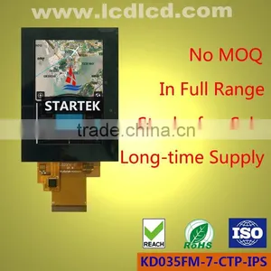 3.5 Inch TFT Panel With Multi-touch Capacitive Touch Screen, High Brightness and Sunlight Readable thumbnail-1