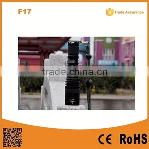 F17 XM-L T6 Led Flashlight Torches for 18650 Rechargeable Battery Led Flashlight High Power Hunting Lights thumbnail-1