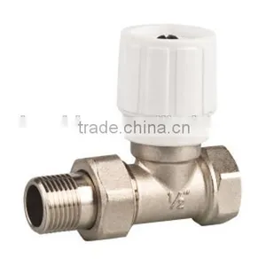 Forged Brass Angle Radiator Valve thumbnail-1