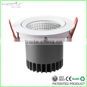 CRI>80 Dimmable Led Down Light With Cob Led Daylight Recessed Commercial Lighting thumbnail-1