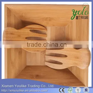 Hot Selling Natural Eco-Friendly Bamboo Bowl Disposable Bamboo Salad Bowl Quality Choice thumbnail-2