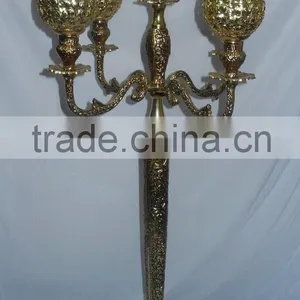 Silver Candelabra Centerpiece thumbnail-4