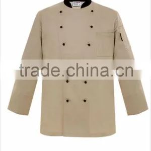 Chef Coat,executive Chef Uniform,long Sleeves Chef Coat With Removable Buttons thumbnail-1