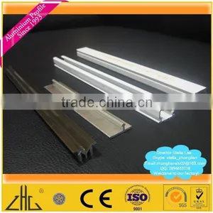 Wow!! 6463 Polishing Mirror Finish Balcony Balustrade Glazing Aluminium Profiles, Satin Anodized Aluminium Profiles for Curtain thumbnail-1