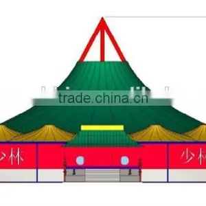 Tensile Fabric Architecture Design for Archaize Building Like Shaolin Temple in Beijing Chaoyang Park thumbnail-5