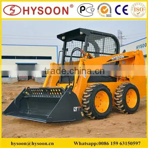 Hot Sale Wheel Chinese Skid Steer Loader With 4 in 1 Bucket thumbnail-1