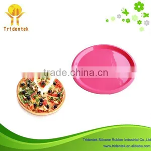 Fast Shipping Food Grade Round Shape Silicone Pizza Pan Manufacturers thumbnail-1