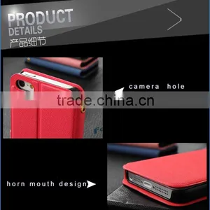New Leather Cover for Iphone ,wallet Case With Card Holder for Iphone 6, Mobile Phone Cases Factory in China thumbnail-3