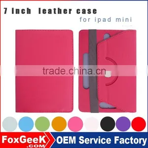 New Design Leather Case for Ipad Mini With Protective Cover and Multi Color With 360 Rotation Function thumbnail-1