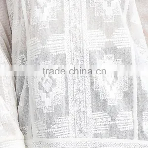 Women Full Embroidery Light Knit Blouse thumbnail-5