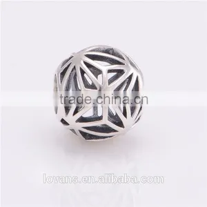 Cheap Individuality Silver Beads Natural Stone Crystal Beads for Bracelet thumbnail-2