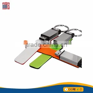 Volume Produce Leather Usb 2.0 Flash Drive thumbnail-1