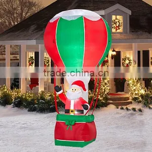 Christmas Inflatable Santa With Balloon thumbnail-1