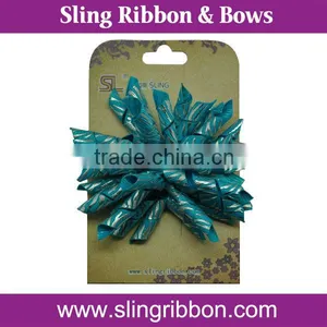2015 Fashion Hot Stamping Silver Curly Ribbon Hair Clips For Kids thumbnail-1