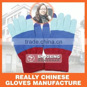 Red Palm Knit Work Gloves thumbnail-1