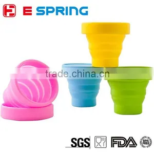 Mini Retractable Silicone Cup Silica Gel Outdoor Travel Portable Cups Travel Folding Cup thumbnail-1