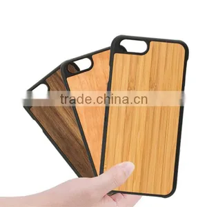 New Idea of Mix Material Phone Case PC and Bamboo Mobile Cover for IPhone 6/6s/6 Plus thumbnail-6