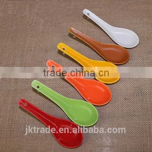Cheap Bulk Creamic Coffee Spoon/ Porcelain Soup Spoon thumbnail-5