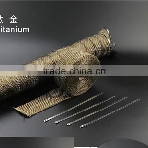 Heat Motocycle Car Exhaust Thermo Turbo Wrap Tape 2" X 5M/10m Fireproof Cloth Roll Black 1022C Car Insulation thumbnail-5