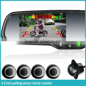 Promotional Sales for 4.3 Inch Interior Car Parking Sensor Rearview Monitor With 4 Replaceable Detectors thumbnail-3