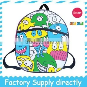 New Paint and Design Your Own School Backpack Bag thumbnail-3
