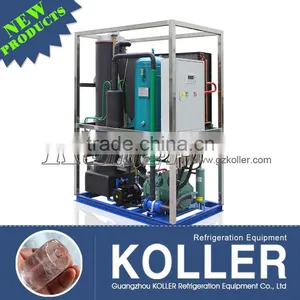 2 Tons per Day Cylinder Ice Tube Making Machine With PLC for Drinks Plants TV20 thumbnail-1