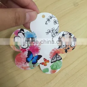 Customized Glossy Die-cut Punching Packaging Hang Tags thumbnail-1