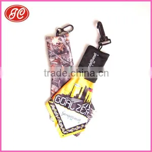 Key Chain Microfiber Cleaning Cloth Key Chain Factory Microfiber Key Chain Gift Key Chain thumbnail-1