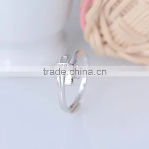Hot Sale 925 Stering Silver Ring Zircon Design Lock Ring thumbnail-5