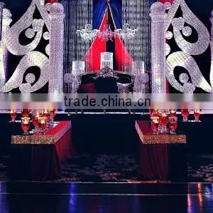 Gorgeous Latest and Nice Produce Crystal Table Wedding Crystal Mandaps thumbnail-5