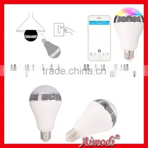 2015 Top Sales Manufacturer of Smart Led Lamp Speaker Business Gift Led Bulb Bluetooth Speaker,bluetooth Speaker Led Buld thumbnail-1