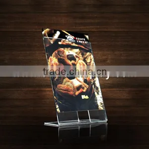 Transparency Acrylic Table Card Display Menu Card Holder thumbnail-5