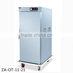 Commerical Stainless Steel Electric Hot Food Warmer Cabinet Food Warmer Cart for Sale thumbnail-4