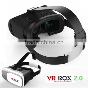 2016 Hotest VR BOX 2.0 Version 3D Smart Virtual&Reality Glasses for 3D Game Movie With Bluetooth Gamepad From Airshoo thumbnail-1
