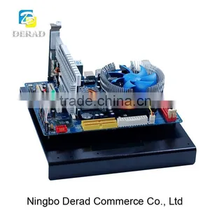 Micro ATX Motherboard Aluminum Alloy Case Test Platform Bracket Computer Frame Case thumbnail-2