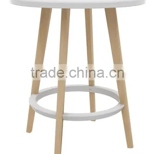 2015 Best Selling Bar Furniture Wood Legs High Bar Table thumbnail-4