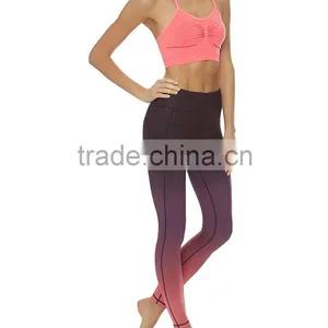 2016 Hot Selling New Style Women Custom Fashion Yoga Pants Polyester-spandex Pants thumbnail-3