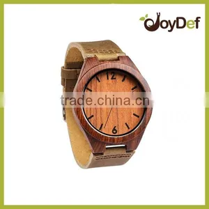 High End Wooden Watch Customize Logo Wooden Bamboo Wirst Watch Your Logo Custom Wooden Watches thumbnail-5
