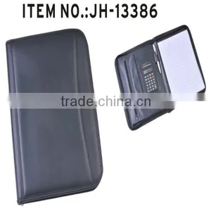 Multi-functional A4 Size Leather Portfolio File Holder File Holder thumbnail-5