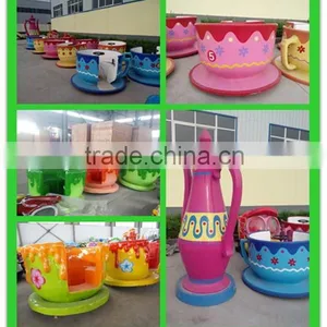 6 Cups Tea Cup Rides For Sale, Rotating Tea Cup Rides, Portable Tea Cup Rides Amusement thumbnail-1