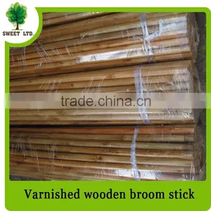 Well Straight Varnished Wood Mop Stick With Cheap Price and High Quality thumbnail-5