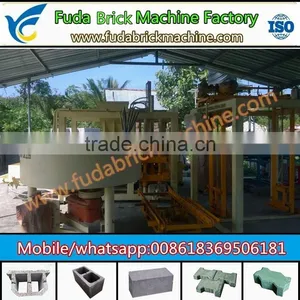 Medium Size QT4-18 Full Automatic Concrete Paver Brick Machine With High Quality thumbnail-4