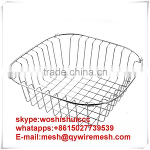 Indoor Hanging Storage Basket, Bathroom Storage Wire Baskets thumbnail-1