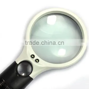 2016 New 3 LED Light 45X Handheld Mini Pocket Microscope Reading Magnifying Glass Lens Jewelry Loupe YB360-SZ thumbnail-6