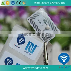 High Temperature Resistant MF Classic 1K PET Waterproof RFID Sticker thumbnail-1
